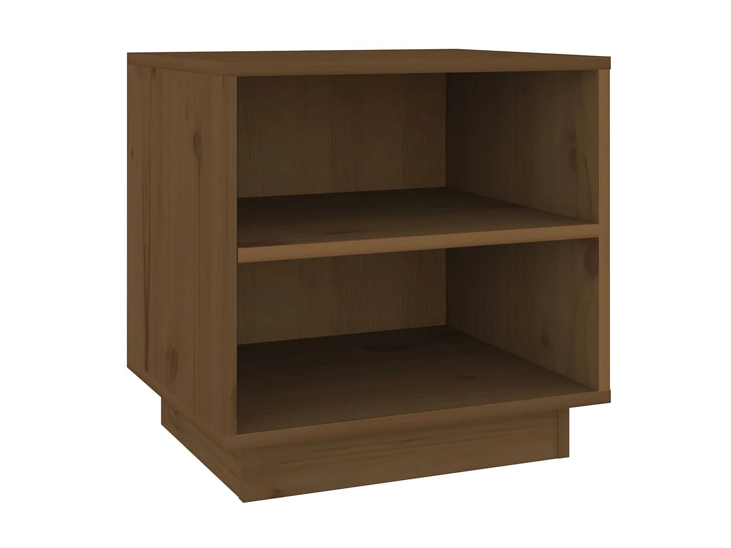 Comodini 2 pezzi Marrone miele 40x34x40 cm Legno di pino massiccio