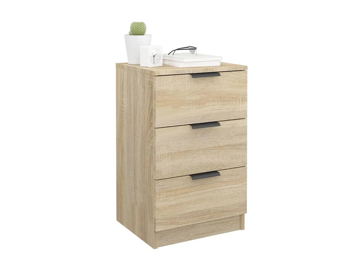 Comodini 2 pz Rovere Sonoma 40x36x65 cm