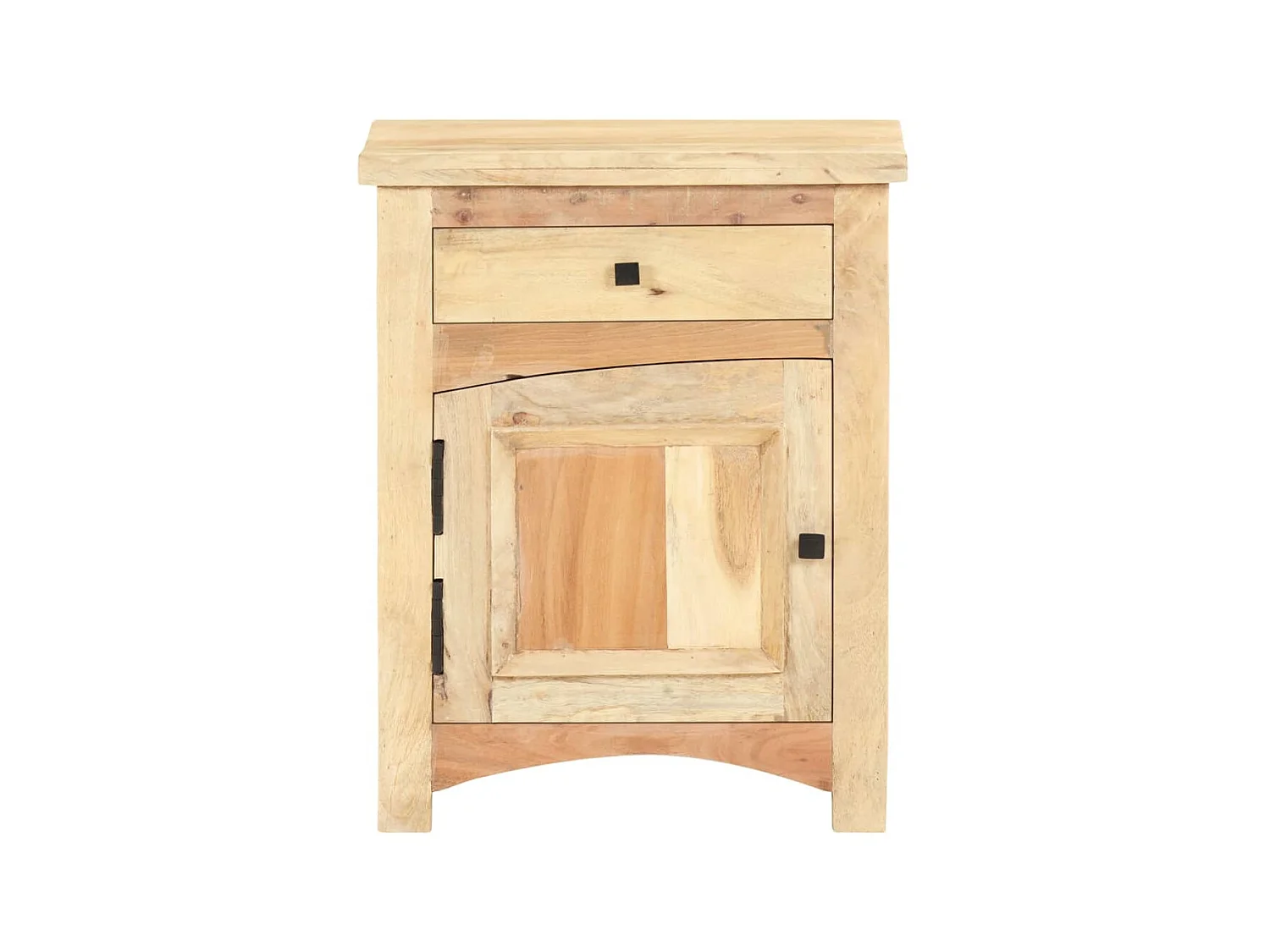 Nachtkastje 40 x 30 x 50 cm Massief hergebruikt hout
