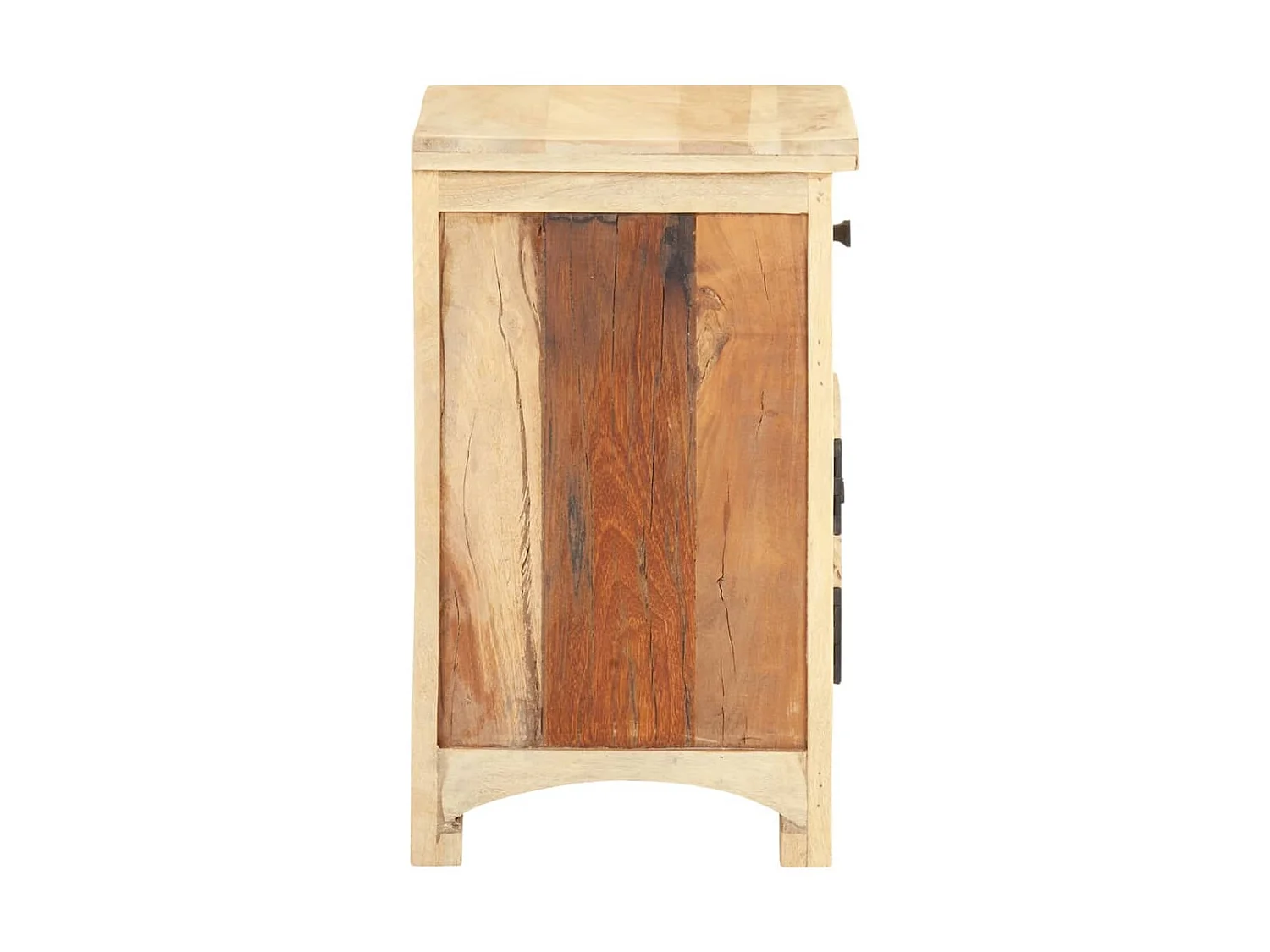 Nachtkastje 40 x 30 x 50 cm Massief hergebruikt hout