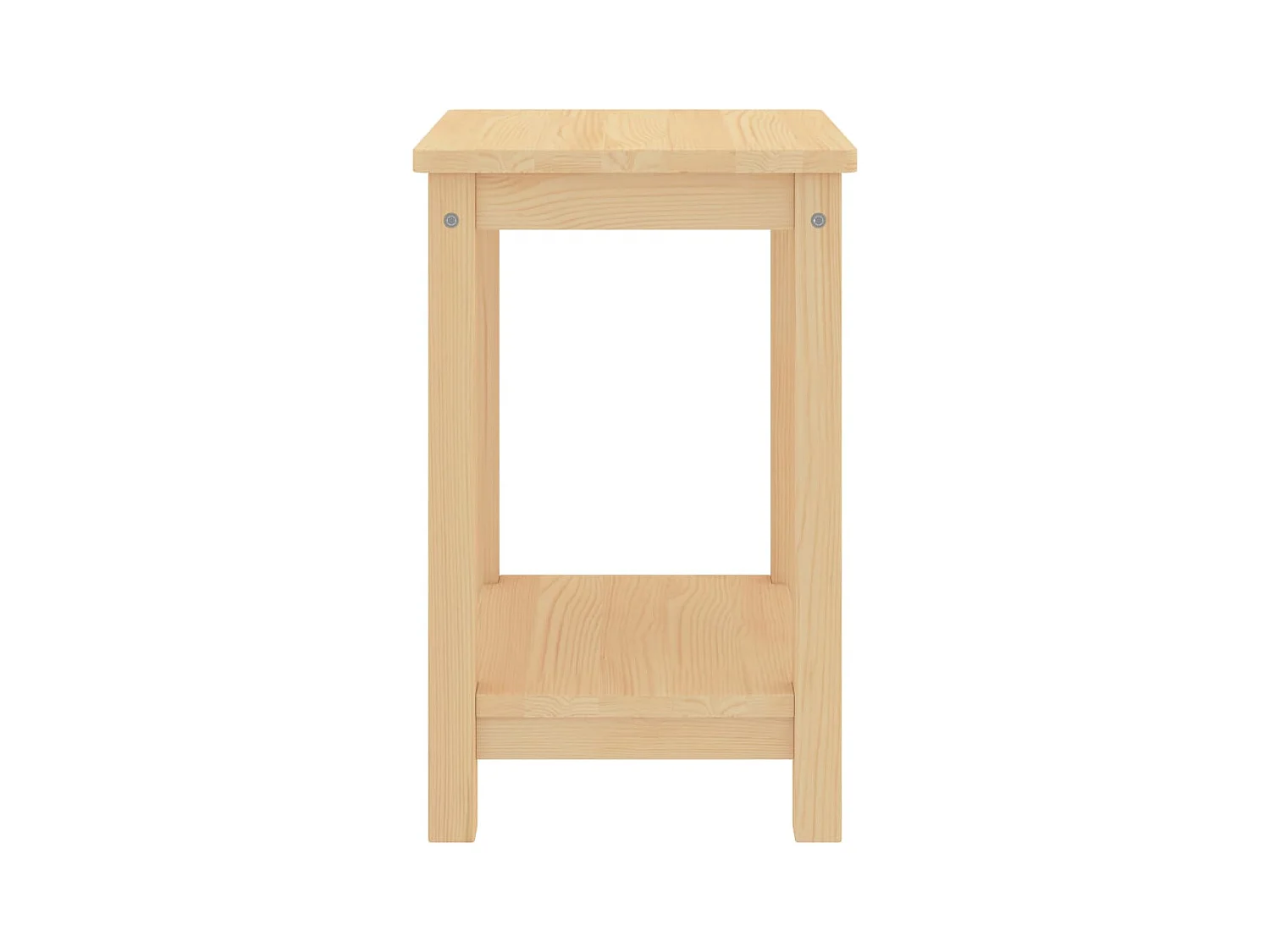 Comodino Legno chiaro 35x30x47 cm Legno di pino massiccio