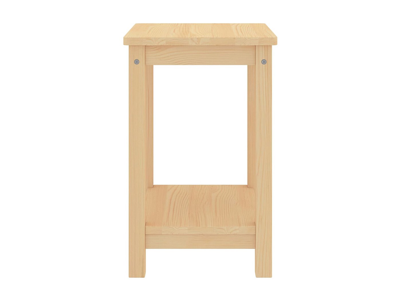 Fioriera da esterno bianca 60x60x60 cm in legno di pino massiccio