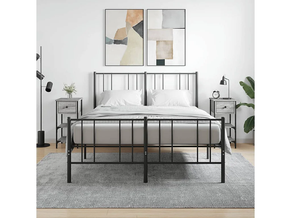 Tables de chevet 2 pcs sonoma gris 34x36x70 cm bois ingénierie