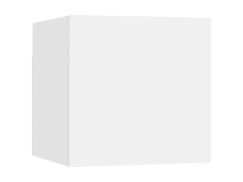 Comodino Bianco 30,5x30x30 cm Truciolato