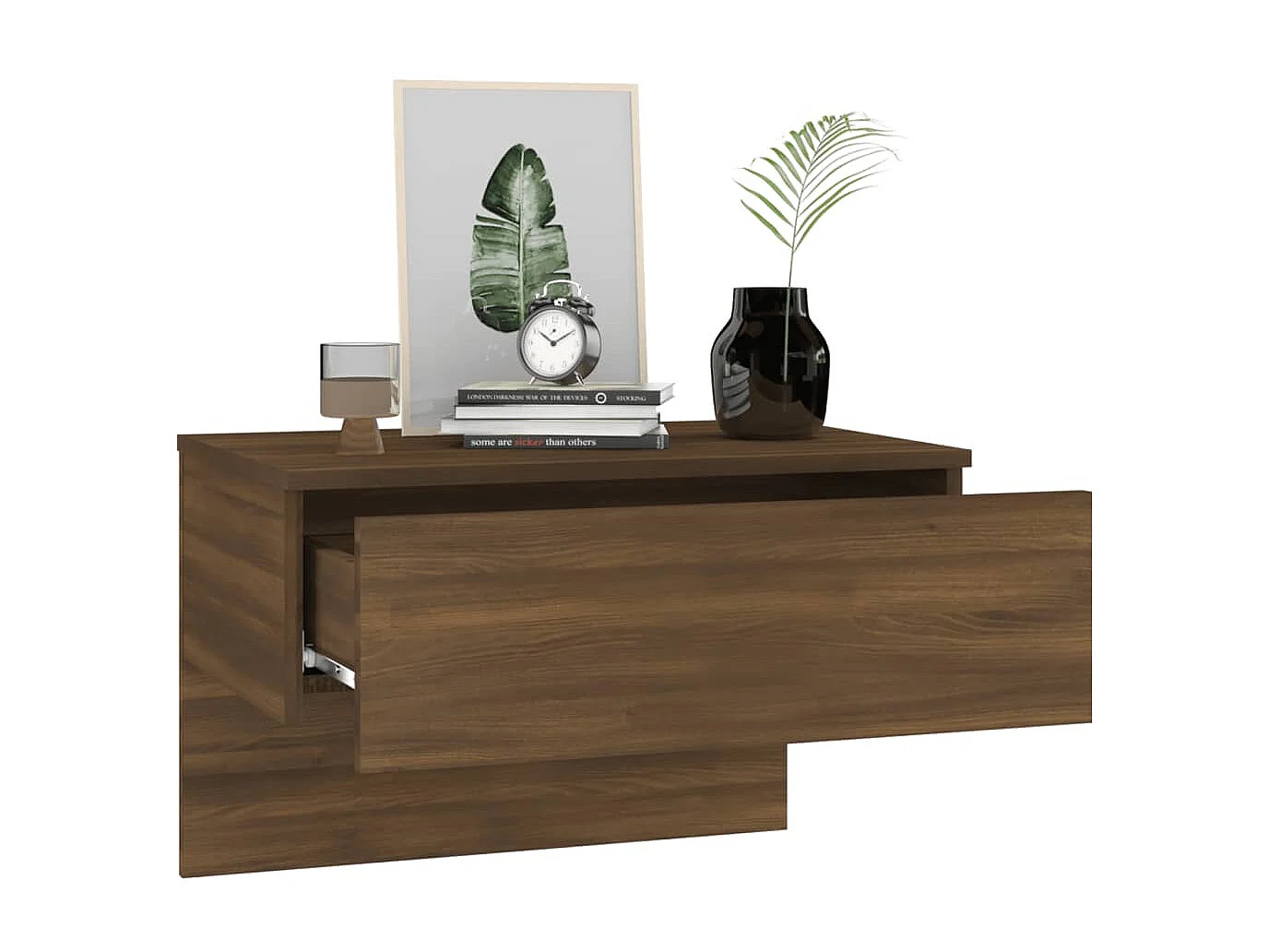 Tables de chevet murales 2 pcs Chêne marron