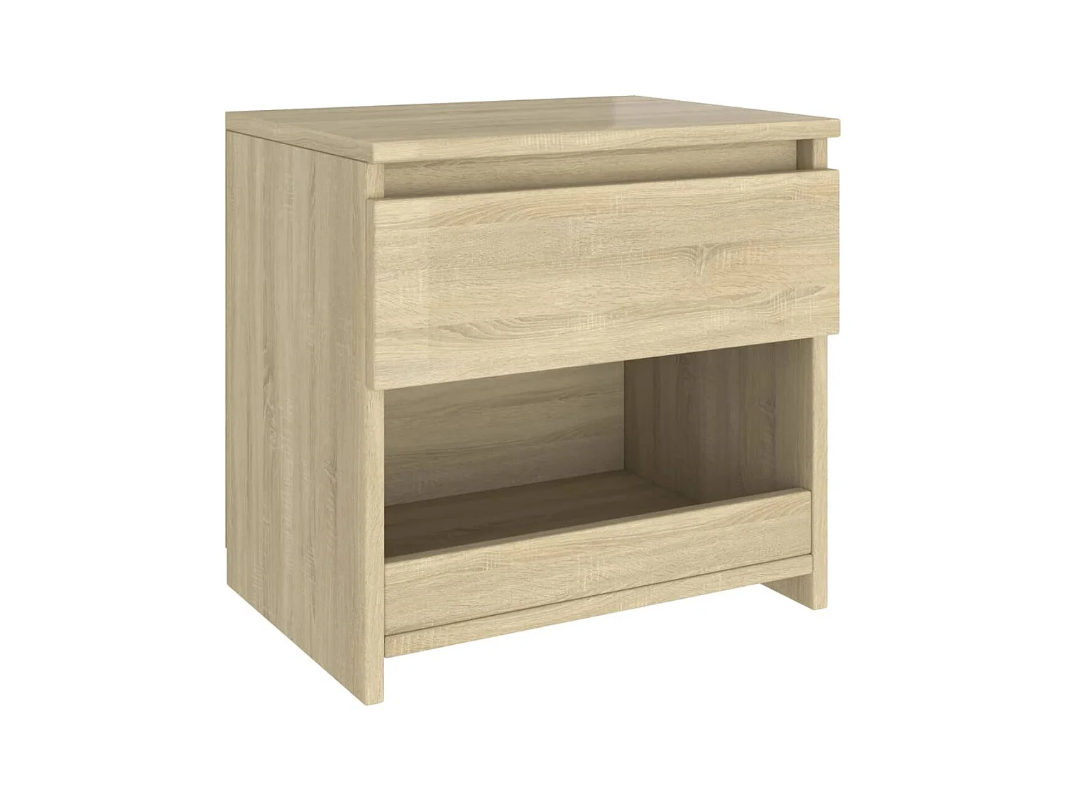Table de chevet Chêne sonoma 40x30x39 cm Aggloméré