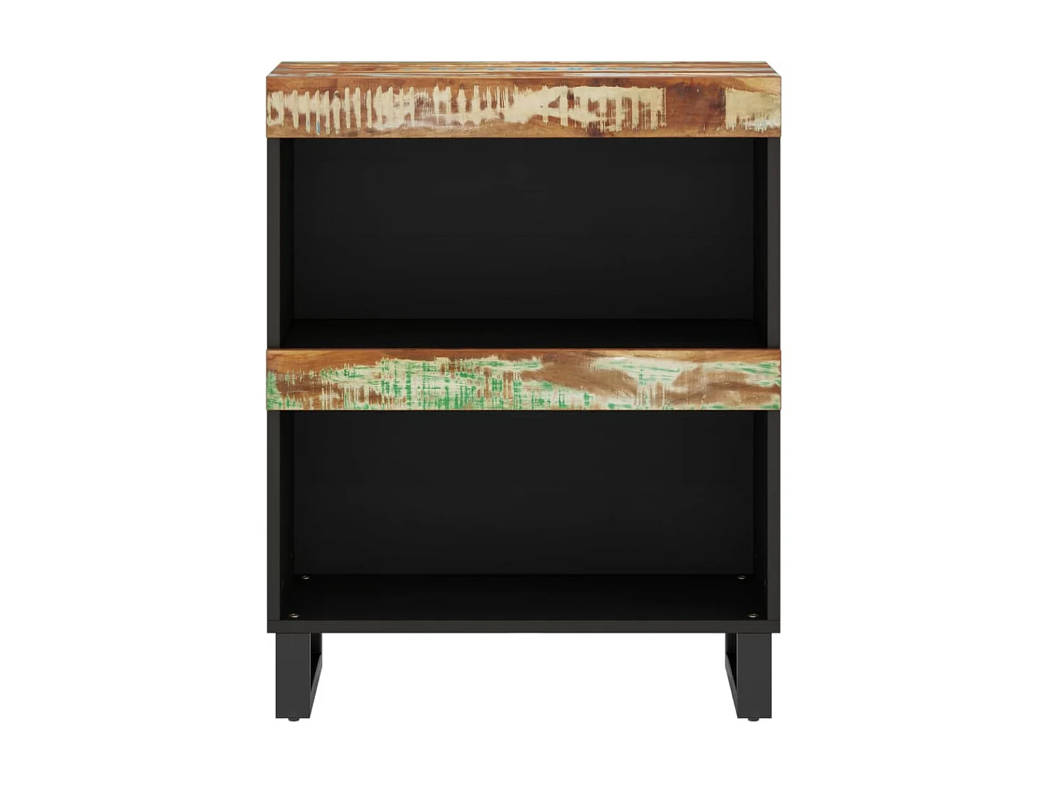 Mobile laterale 60x33x75 cm in legno massello di recupero