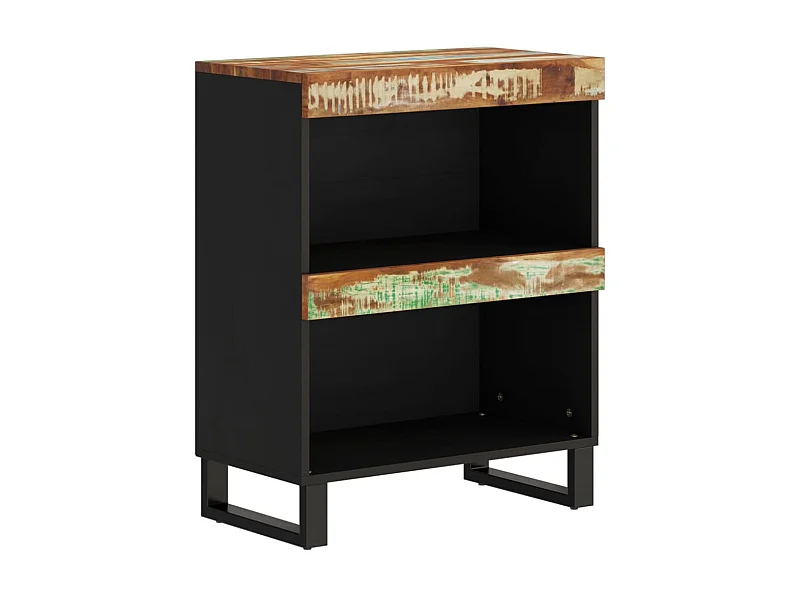 Mobile laterale 60x33x75 cm in legno massello di recupero