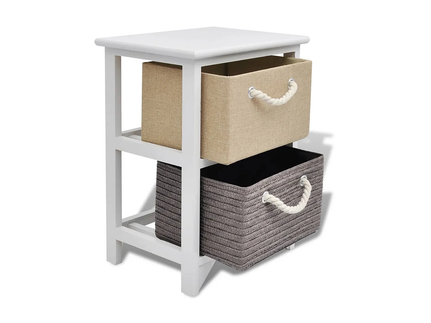 Table de chevet 2 pcs Bois