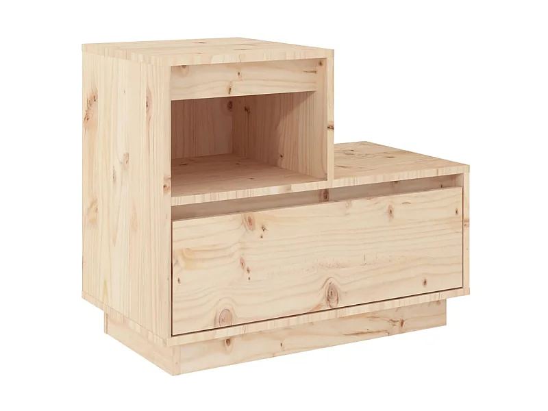 Nachttisch 60x34x51 cm Massives Kiefernholz