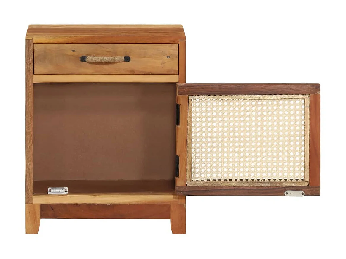 Table de chevet 40x30x50 cm Bois de récupération massif