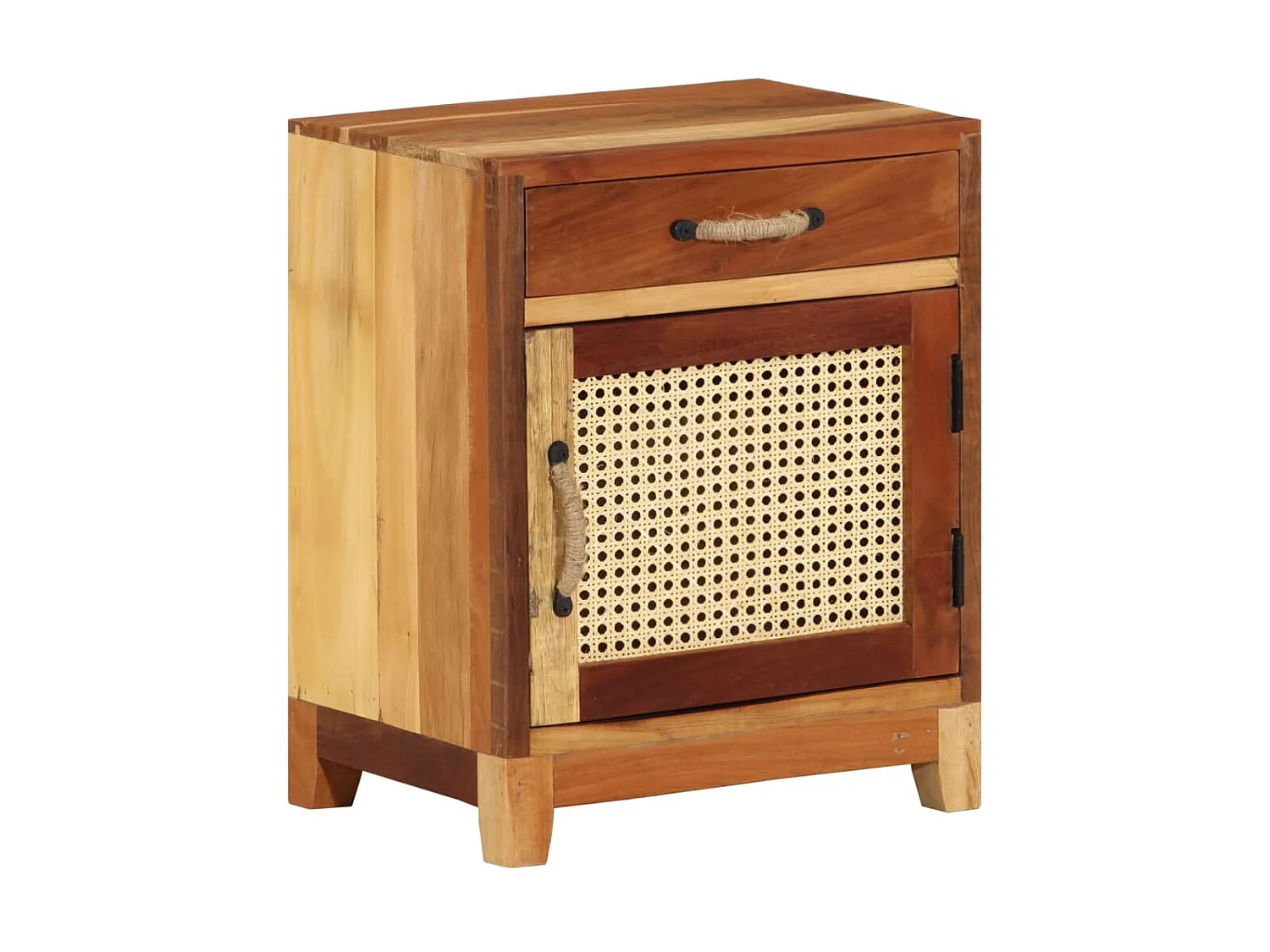 Table de chevet 40x30x50 cm Bois de récupération massif