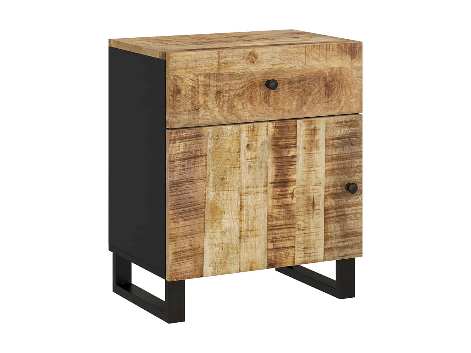 Mesa de cabeceira 50x33x60 cm Madeira de mangueira e derivados