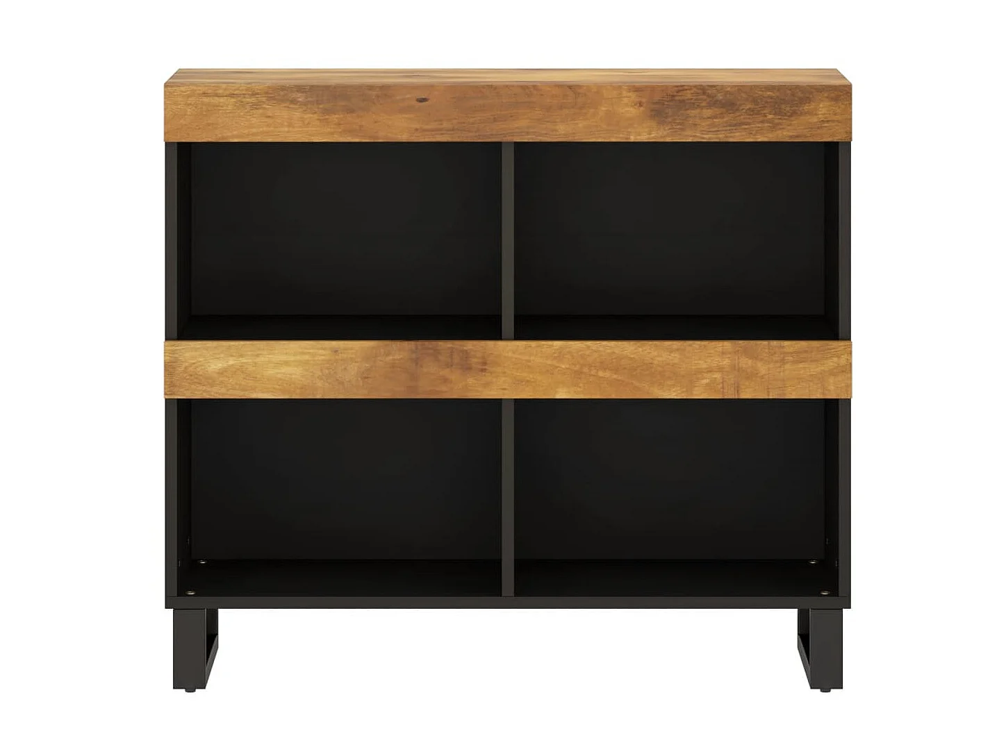 Mobile laterale 85x33x75 cm in legno massello di mango