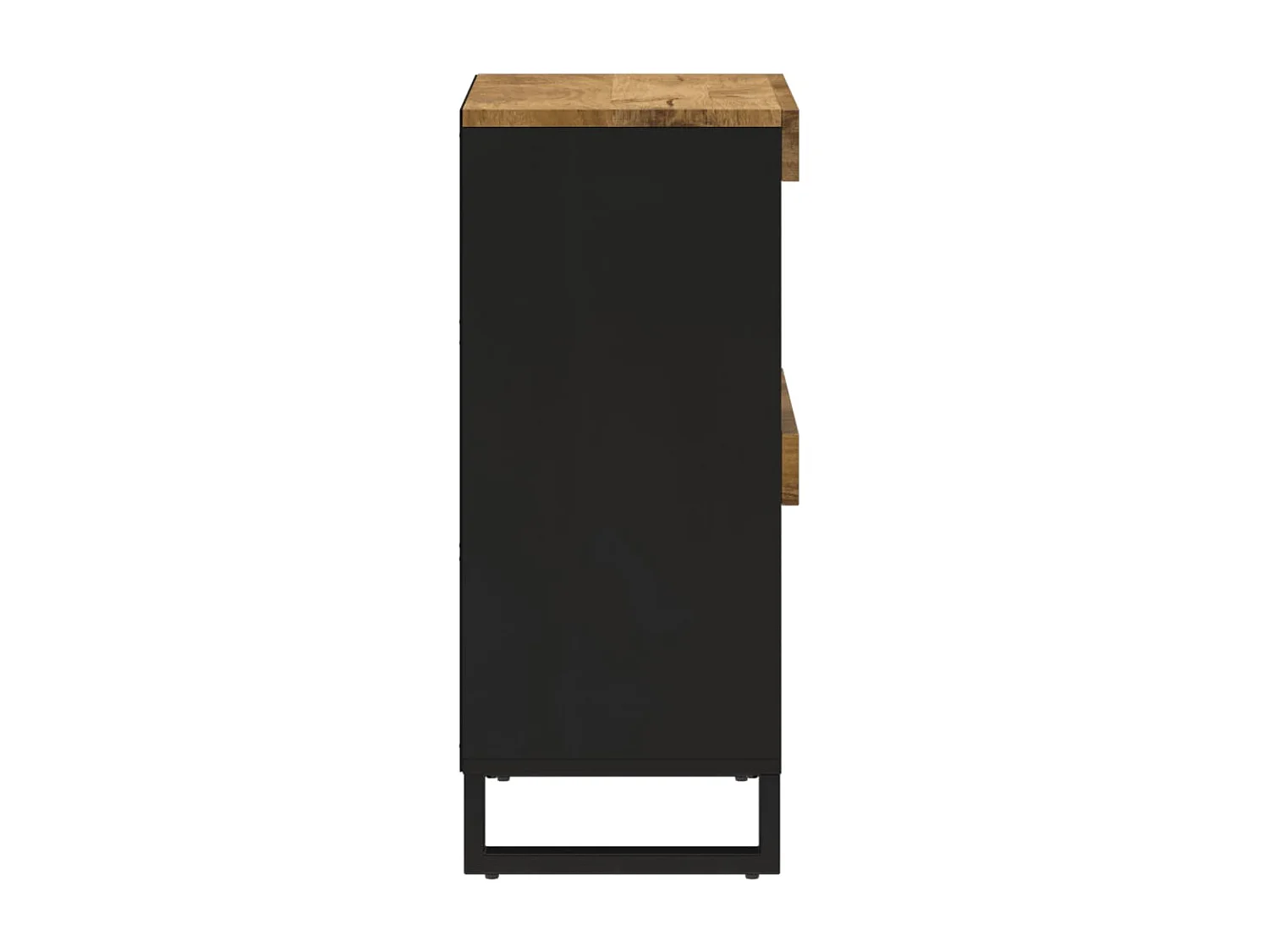 Mobile laterale 85x33x75 cm in legno massello di mango