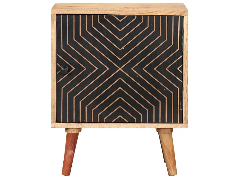 Table de chevet 40x30x50 cm Bois d'acacia massif