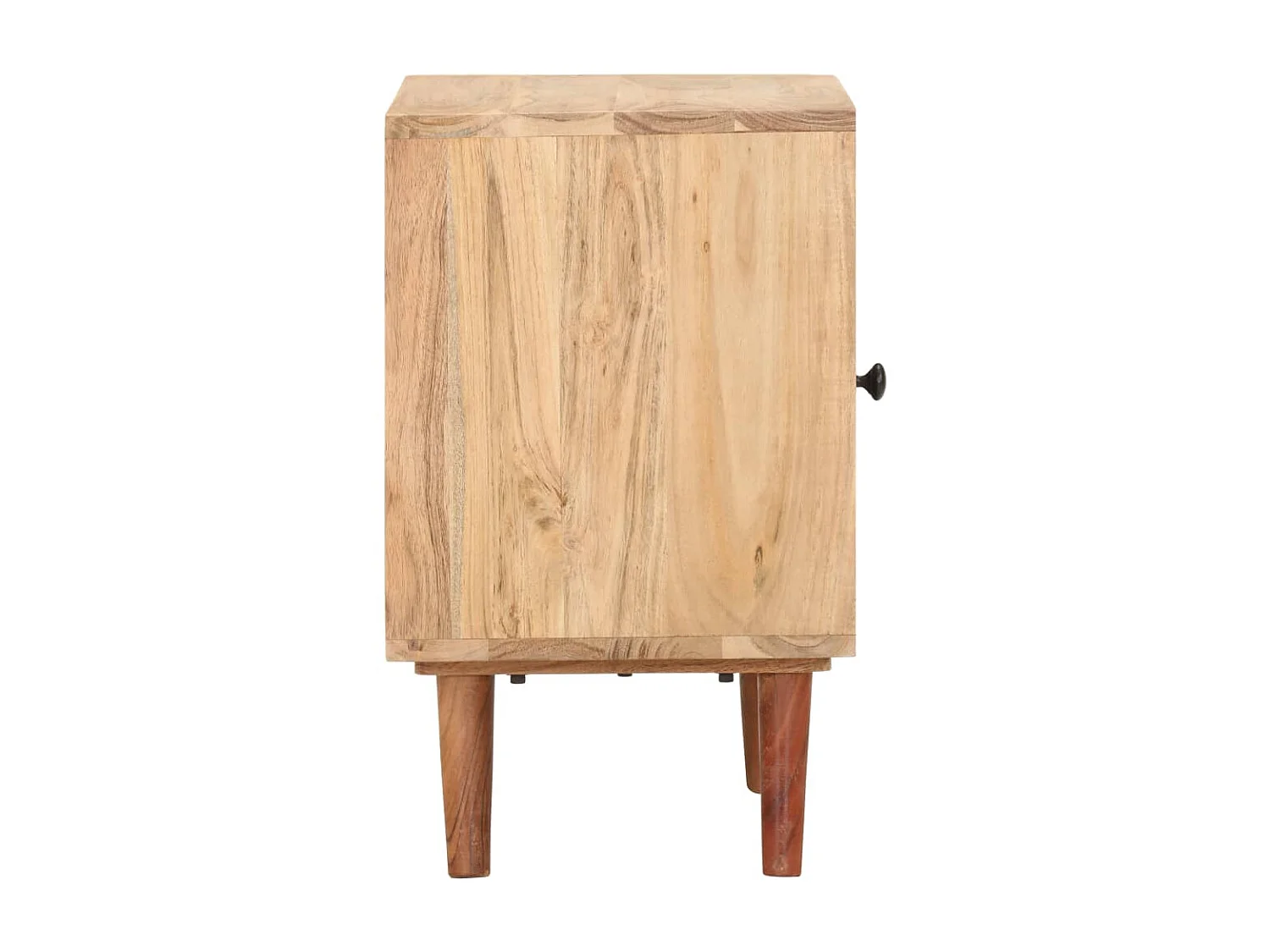 Mesa de cabeceira 40x30x50 cm Madeira maciça de acácia