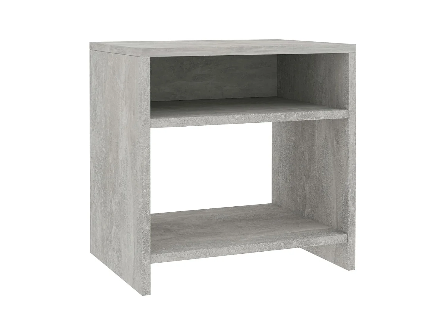 Table de chevet Gris béton 40x30x40 cm Bois d'ingénierie