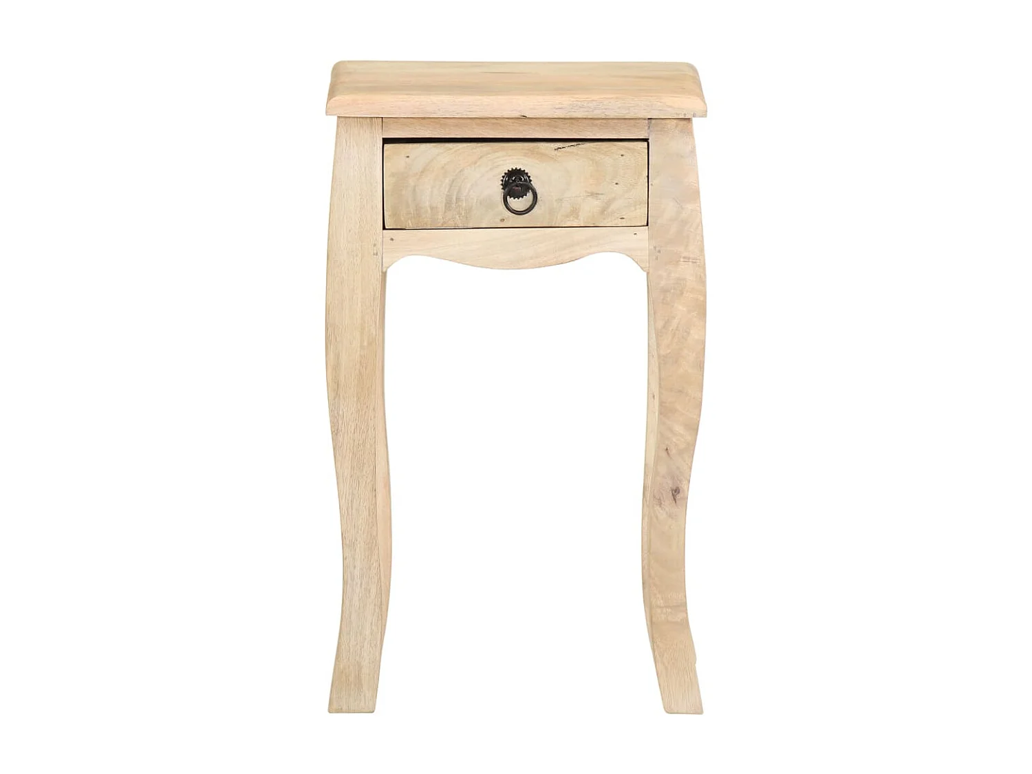 Table de chevet 28x28x46 cm Bois de manguier massif