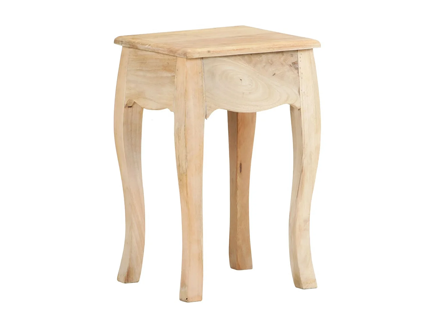 Table de chevet 28x28x46 cm Bois de manguier massif