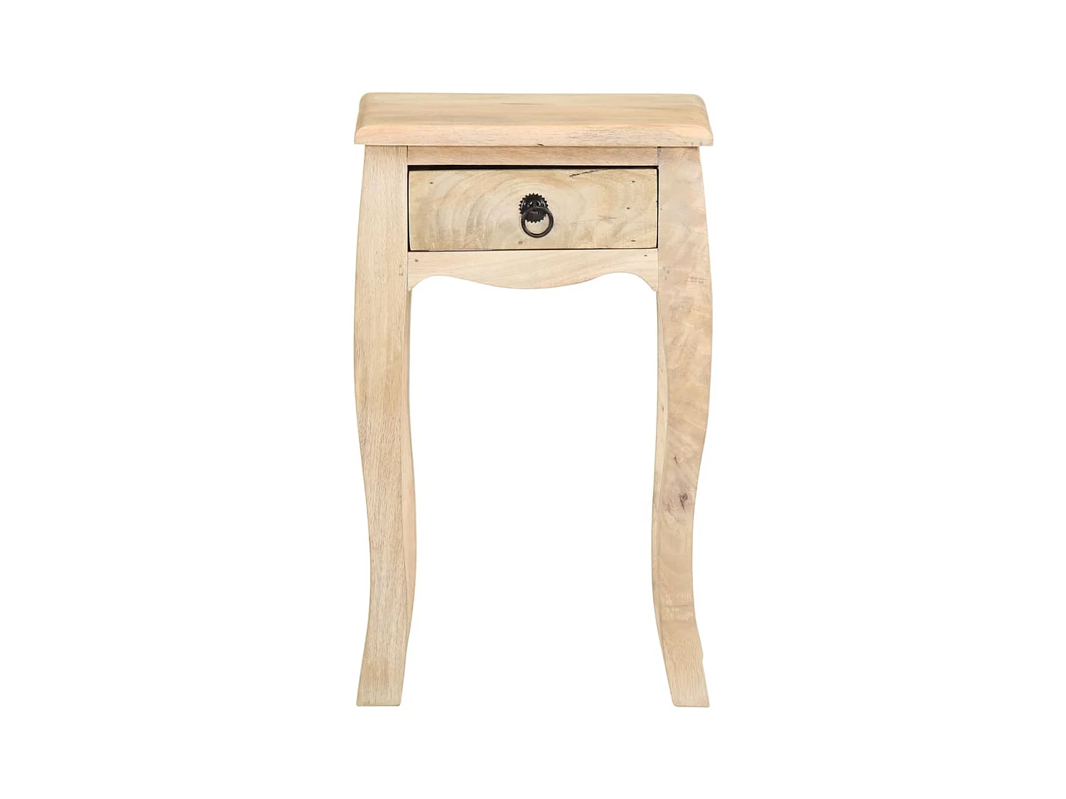 Comodino 28x28x46 cm Legno massello di mango