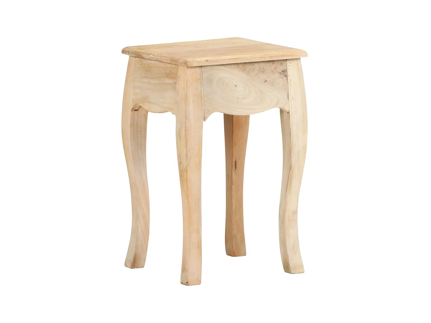 Comodino 28x28x46 cm Legno massello di mango