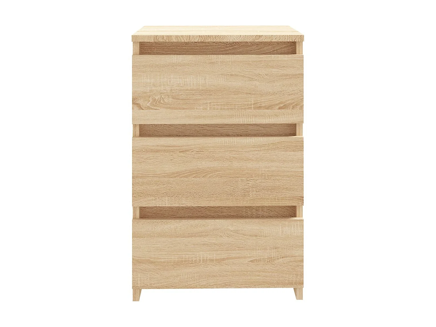 Mesitas de noche 2 uds Roble Sonoma 40x35x62,5 cm Aglomerado