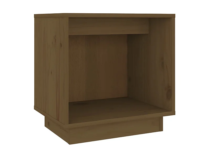 Tables de chevet 2pcs Marron miel 40x30x40cm Bois de pin solide