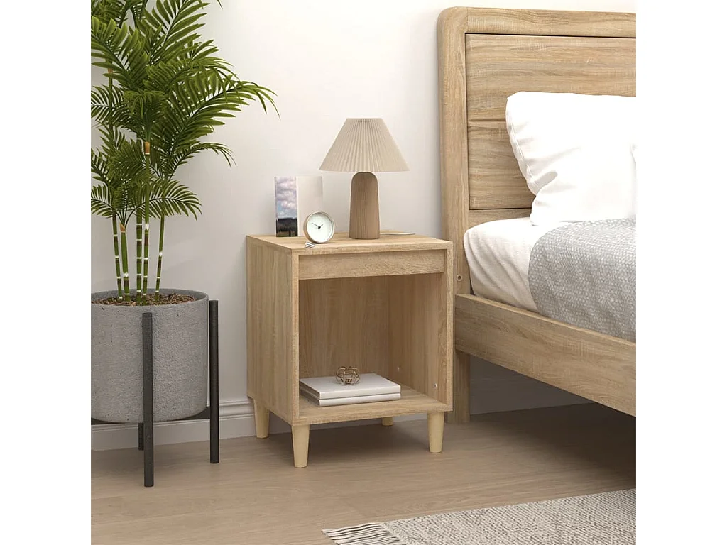 Tables de chevet 2 pcs Chêne sonoma 40x35x50 cm