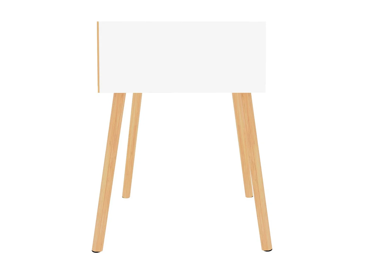 Nachtkastjes 2 stuks Glanzend wit 40x40x56 cm Spaanplaat