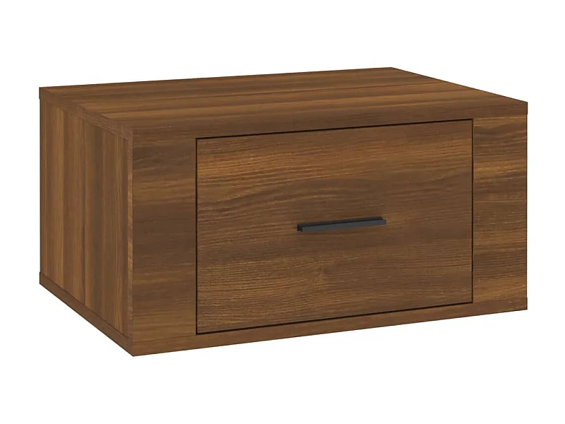 Wand-Nachttisch Braune Eiche 50x36x25 cm