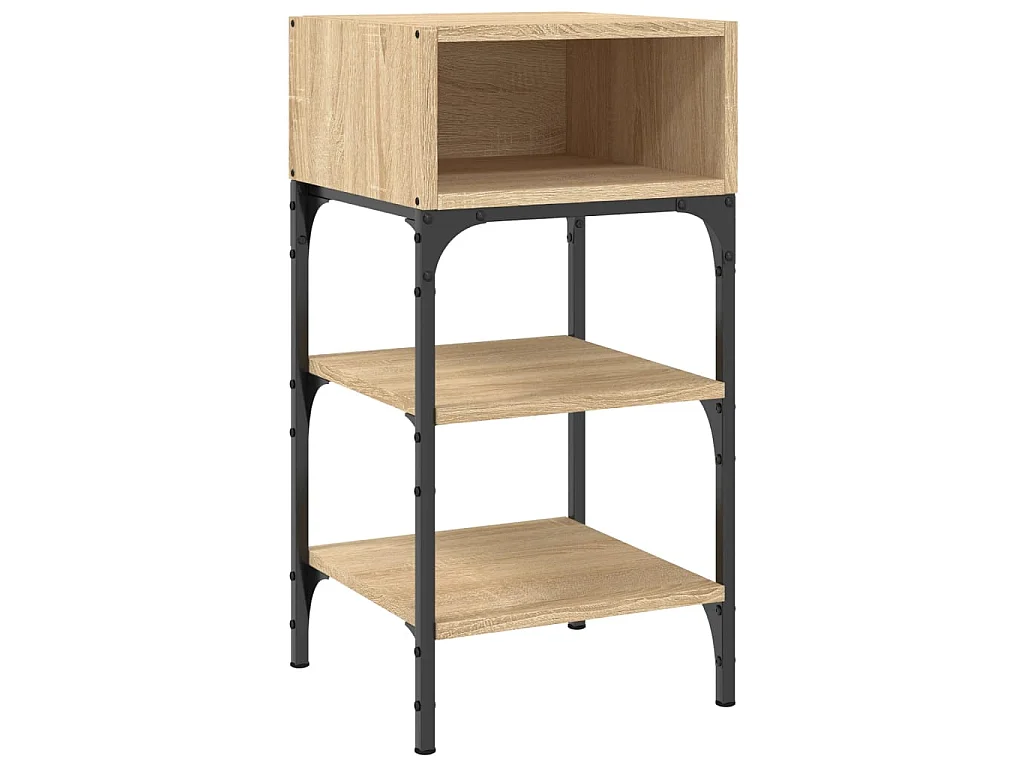 Tables de chevet 2 pcs chêne sonoma 35x34,5x70 cm