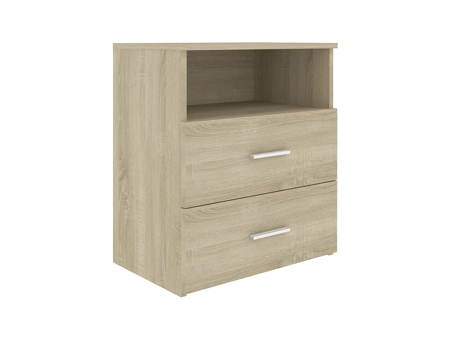 Table de chevet Chêne sonoma 50x32x60 cm