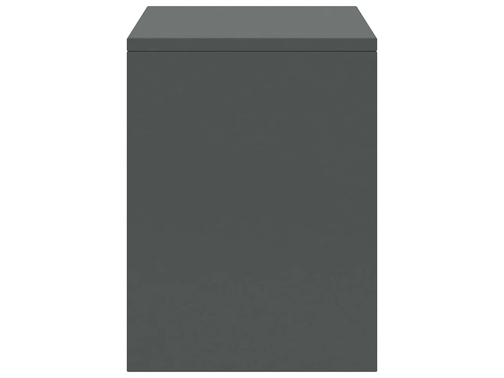 Tables de chevet 2 pcs Gris foncé 35x30x40cm Bois de pin massif