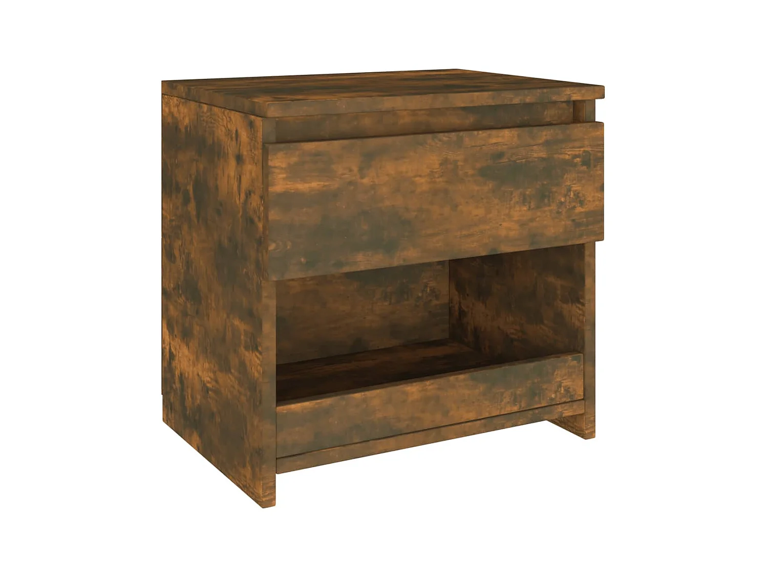 Comodino Rovere affumicato 40x30x39 cm MDF