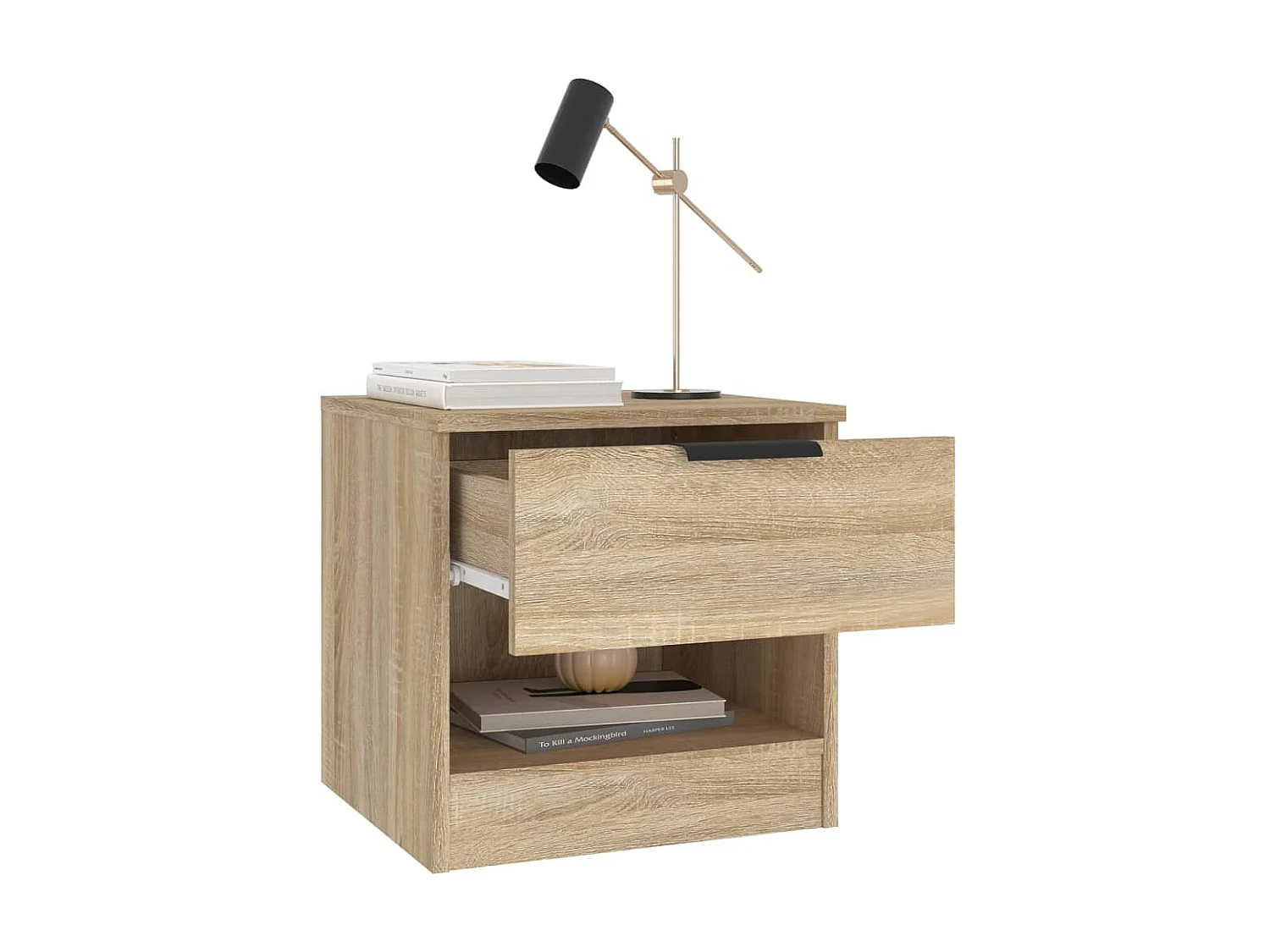 Comodini 2 pezzi Rovere Sonoma MDF