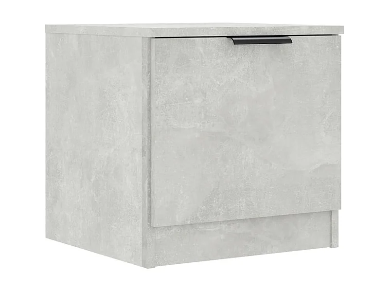 Comodino Grigio cemento 40x39x40 cm