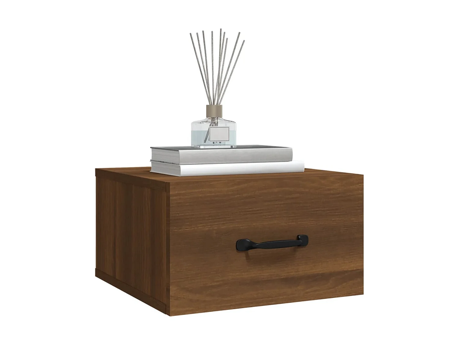 Tables de chevet murales 2 pcs Chêne marron 35x35x20 cm