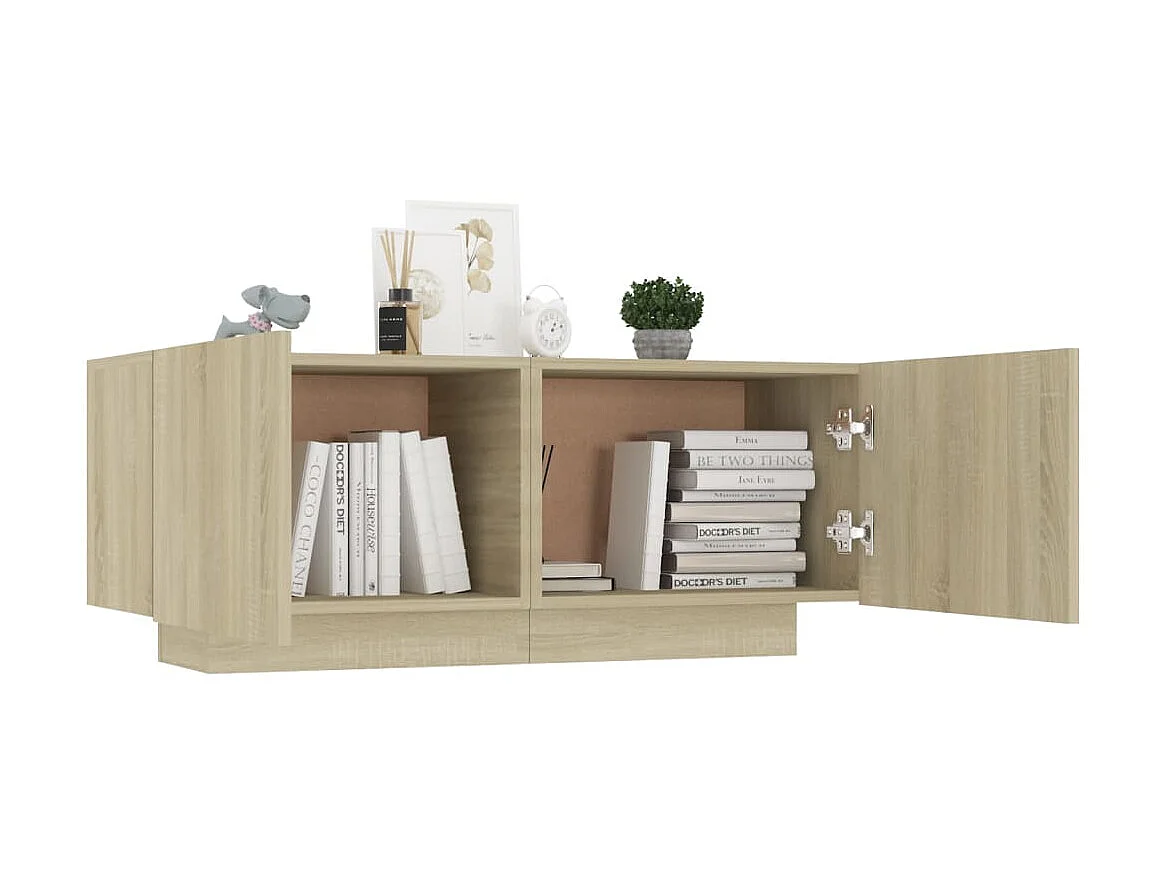 Table de chevet Chêne sonoma 100x35x40 cm Aggloméré