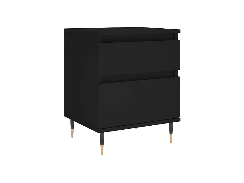 Table de chevet Noir 40x35x50 cm Bois d’ingénierie