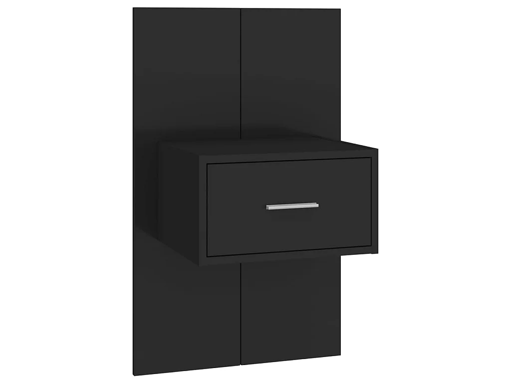 Comodino sospeso Nero