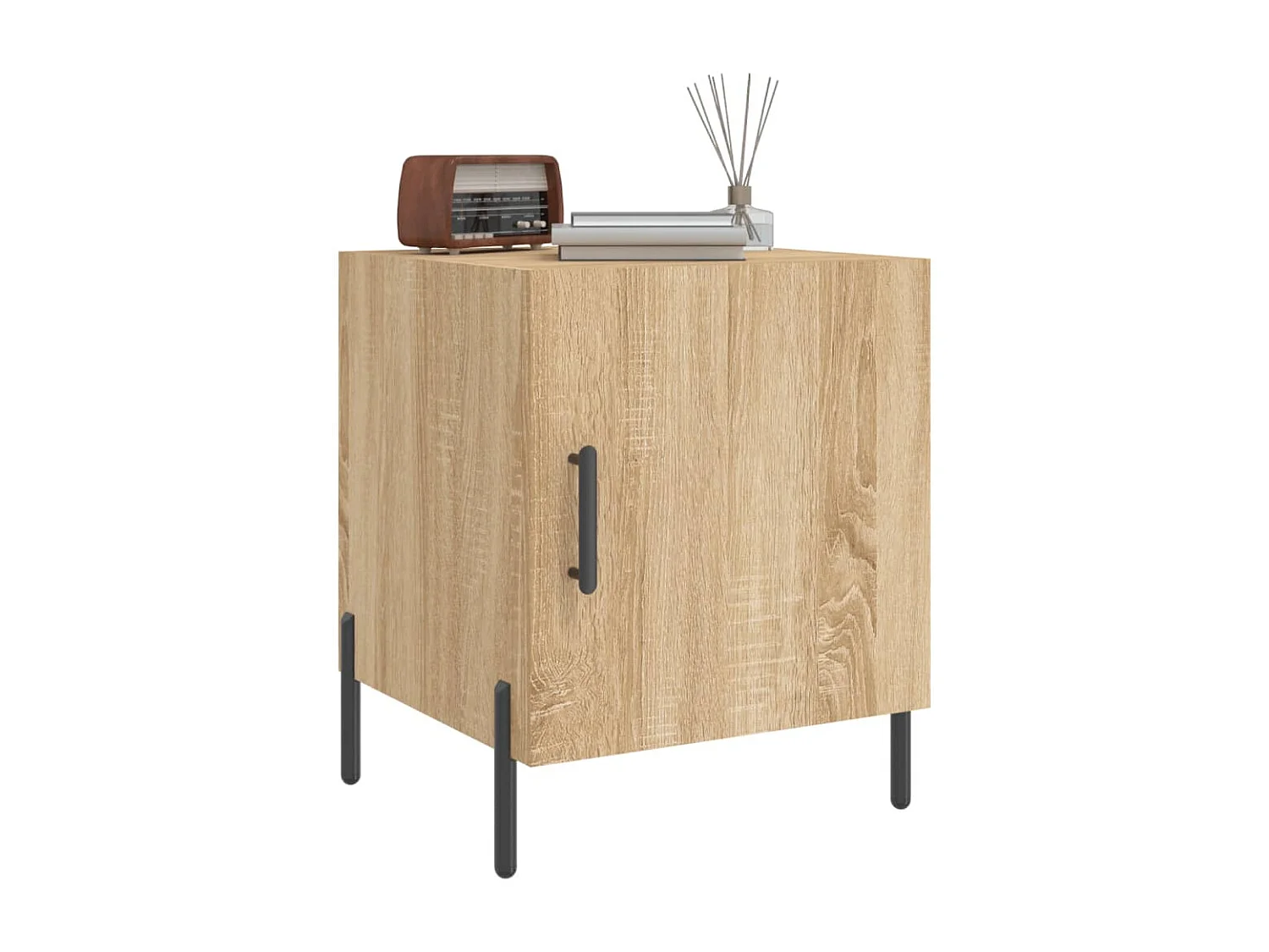 Tables de chevet 2 pcs chêne sonoma 40x40x50 cm bois ingénierie