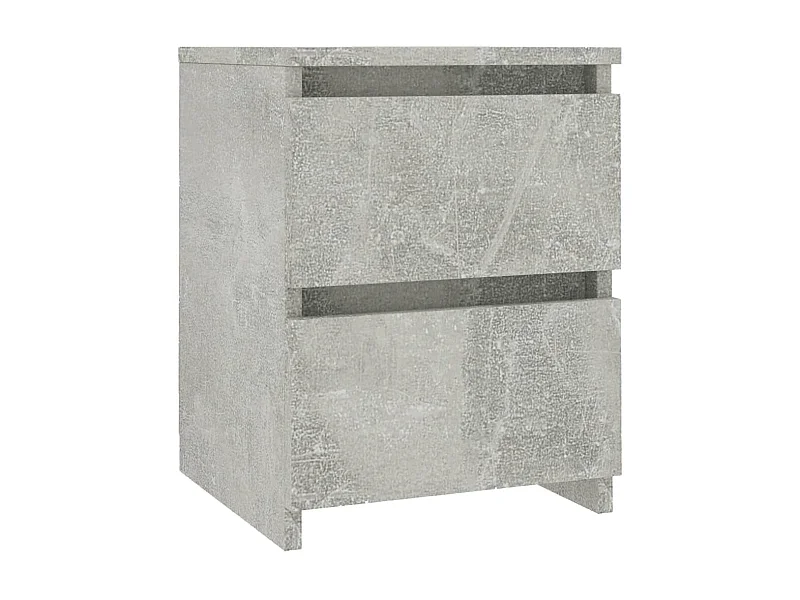 Table de chevet Gris béton 30 x 30 x 40 cm Aggloméré