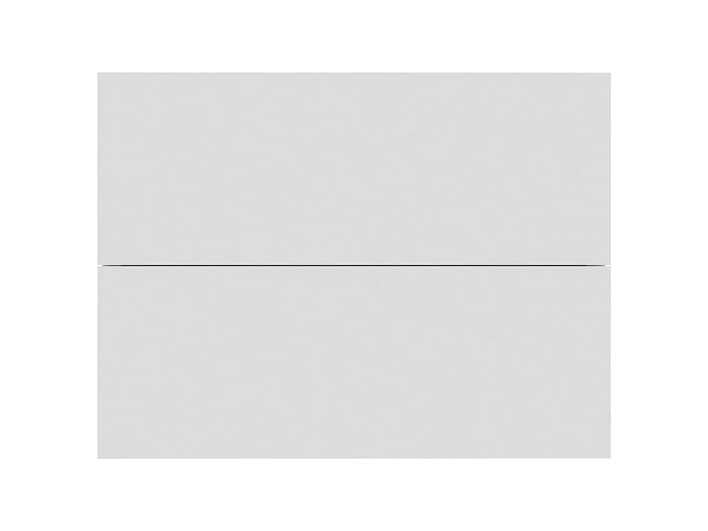 Comodino Bianco 40 x 30 x 30 cm Truciolato