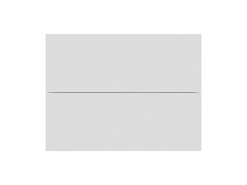 Table de chevet Blanc 40 x 30 x 30 cm Aggloméré