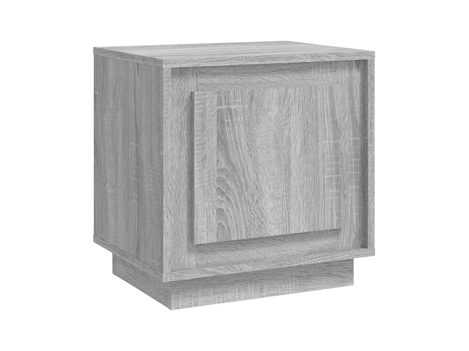 Table de chevet sonoma gris 44x35x45 cm bois d'ingénierie