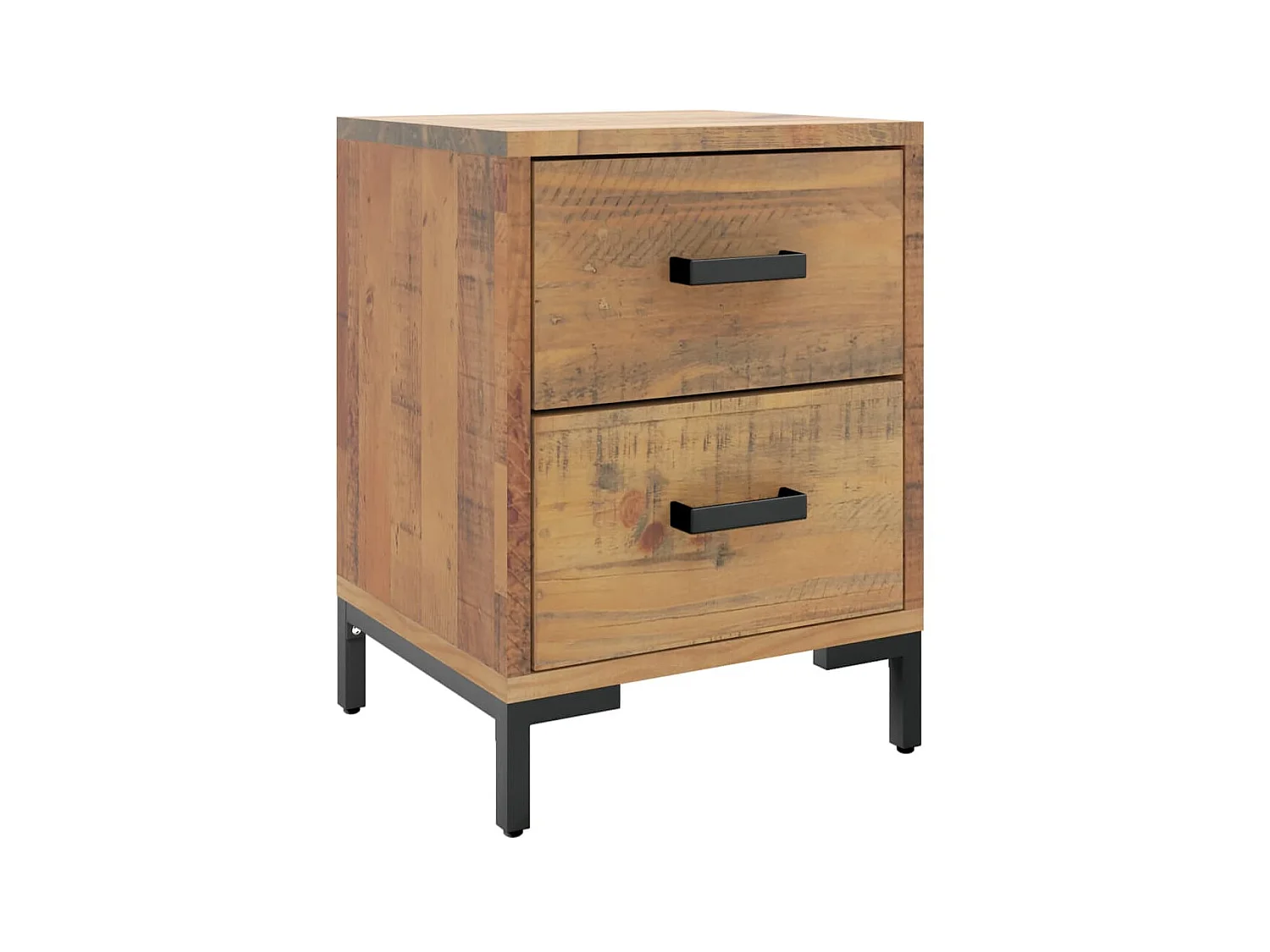 Table de chevet Marron 36x30x45 cm Bois de pin massif