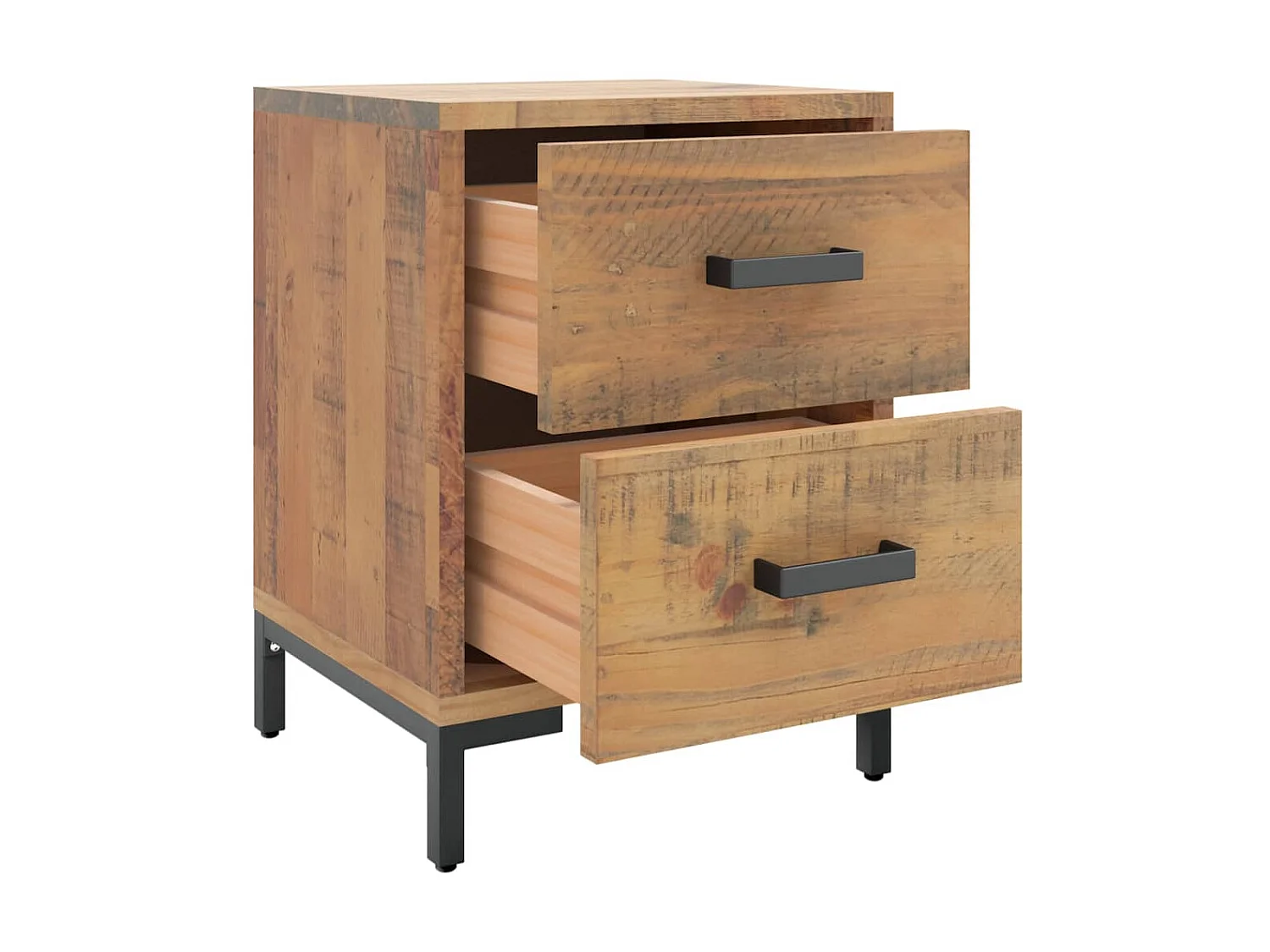 Table de chevet Marron 36x30x45 cm Bois de pin massif