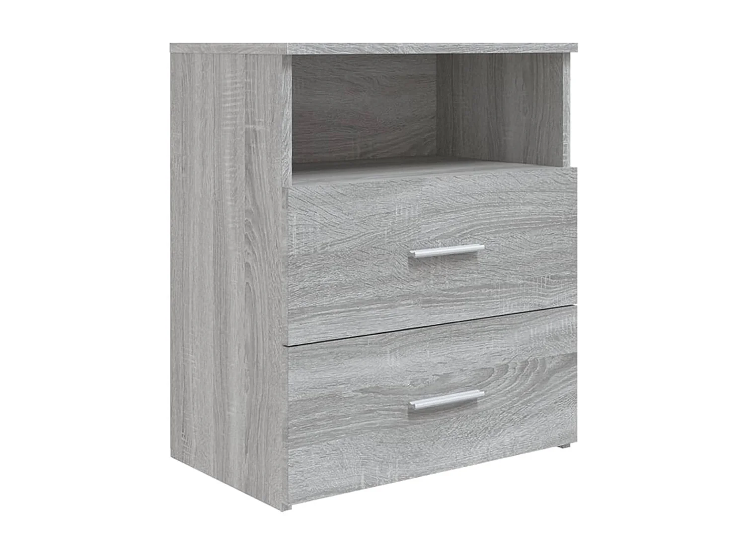 Table de chevet Sonoma gris 50x32x60 cm
