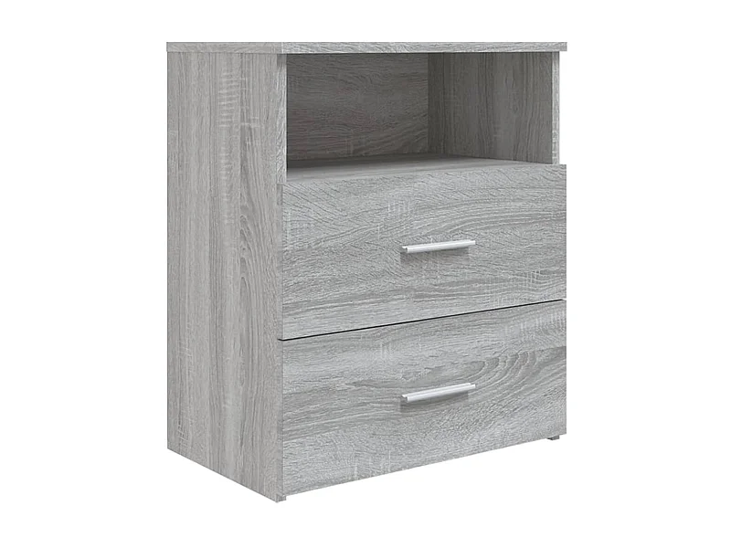 Table de chevet Sonoma gris 50x32x60 cm